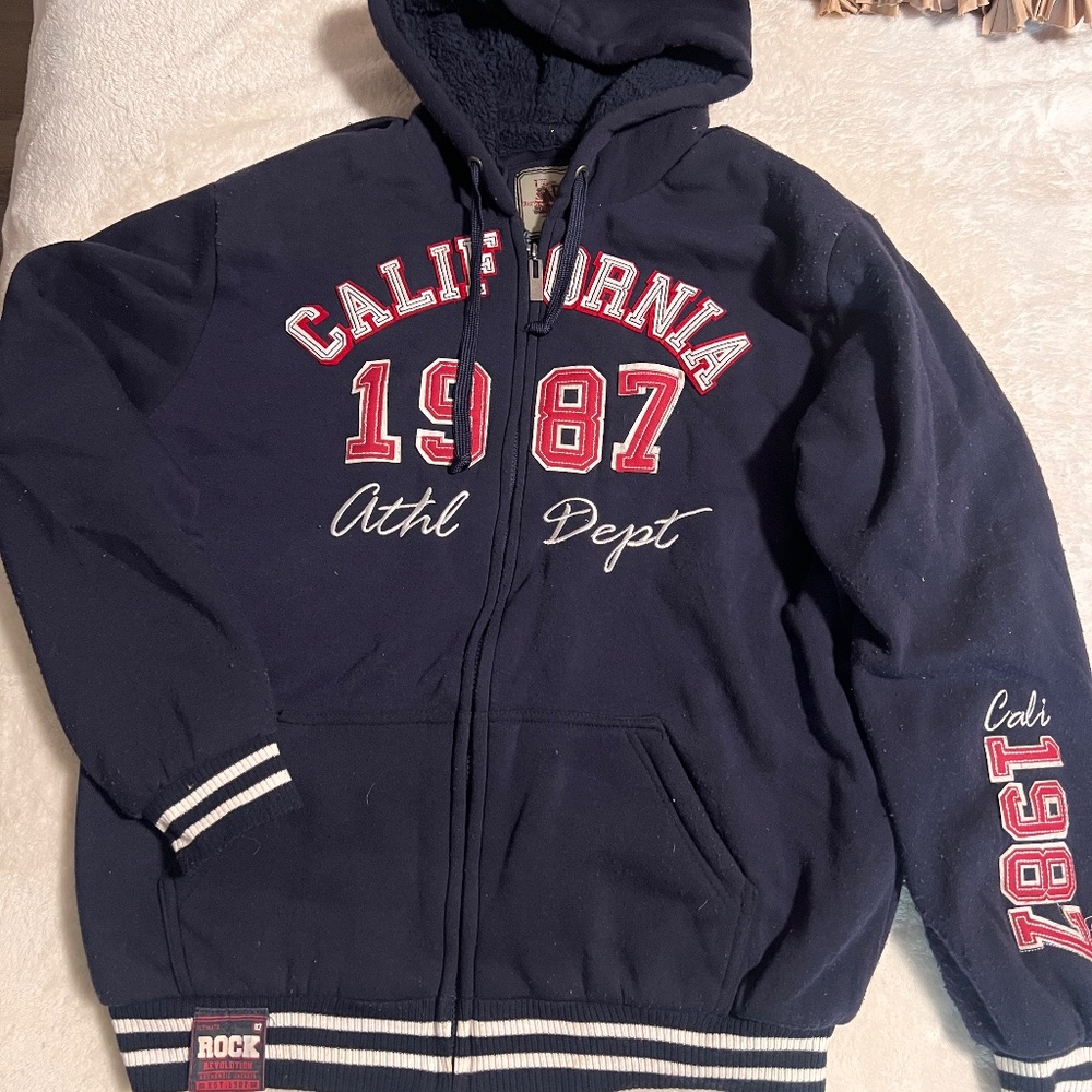 Vintage Rock Revolution Sherpa Lined Jacket💗